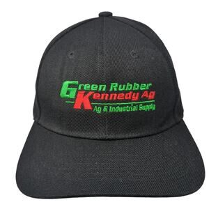 Green Rubber Kennedy Ag & Industrial Supply Snapback Cap Black OS Academy Fits